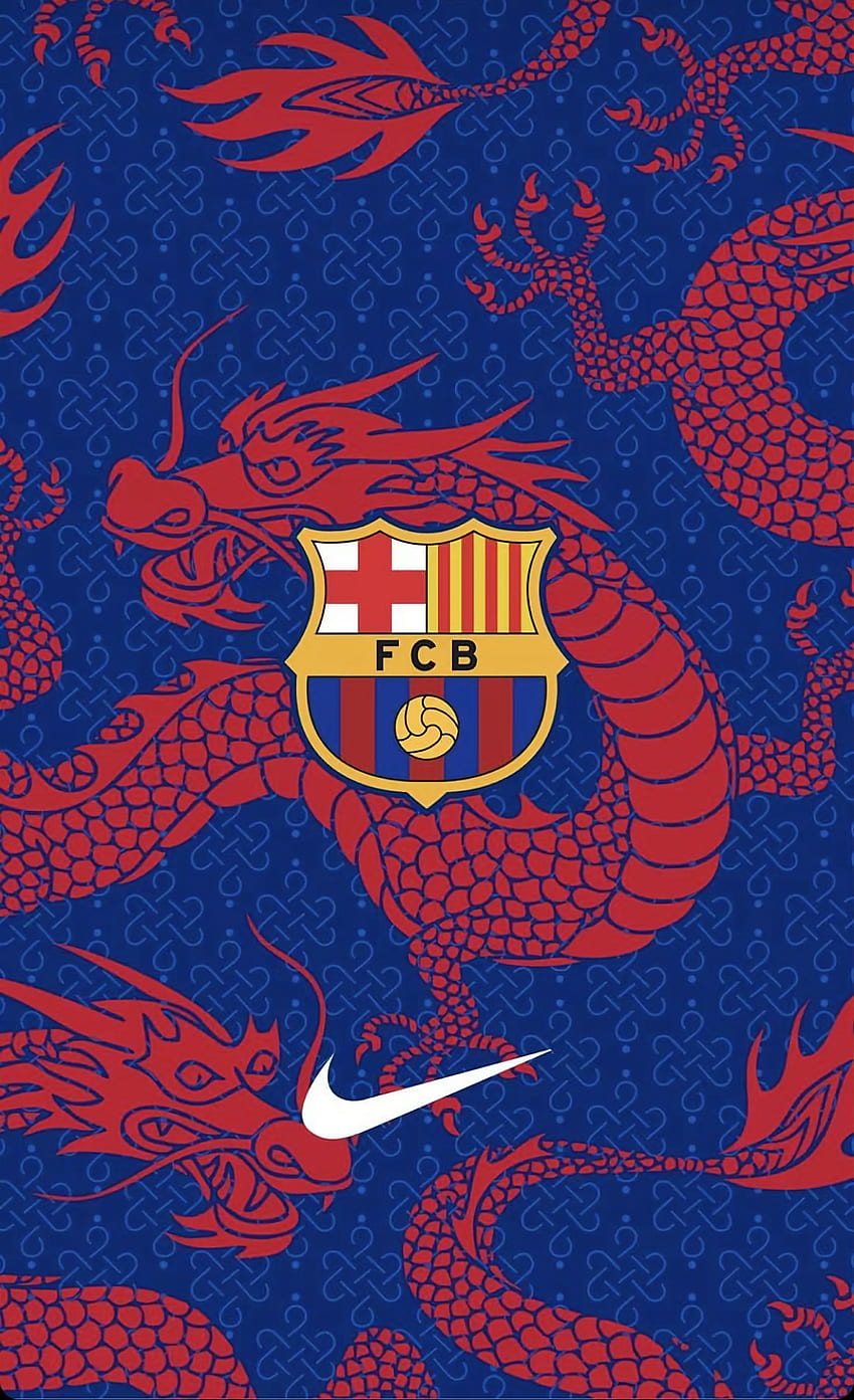 FC Barcelone, rouge, art Fond d'écran de téléphone HD