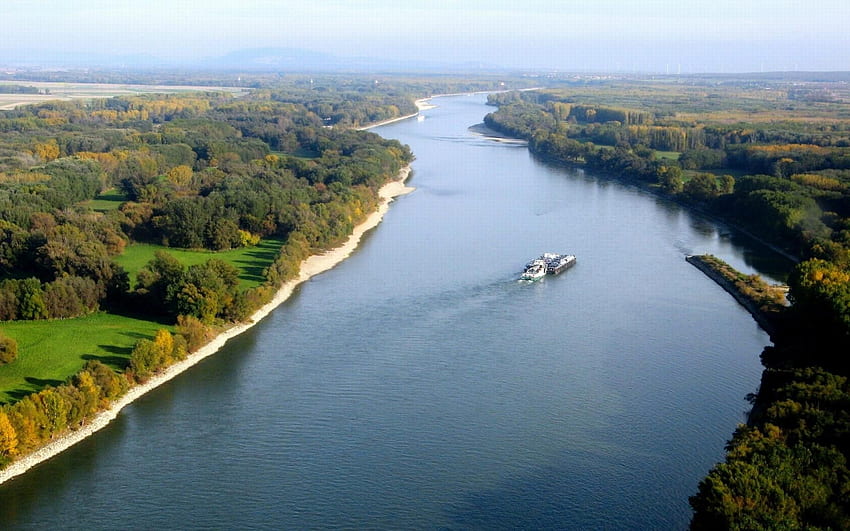 Дунав Красива река Европа природа. . 1360002. НАГОРЕ HD тапет