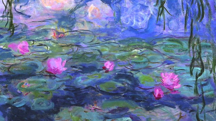 Monet, Monet Seerosen HD-Hintergrundbild