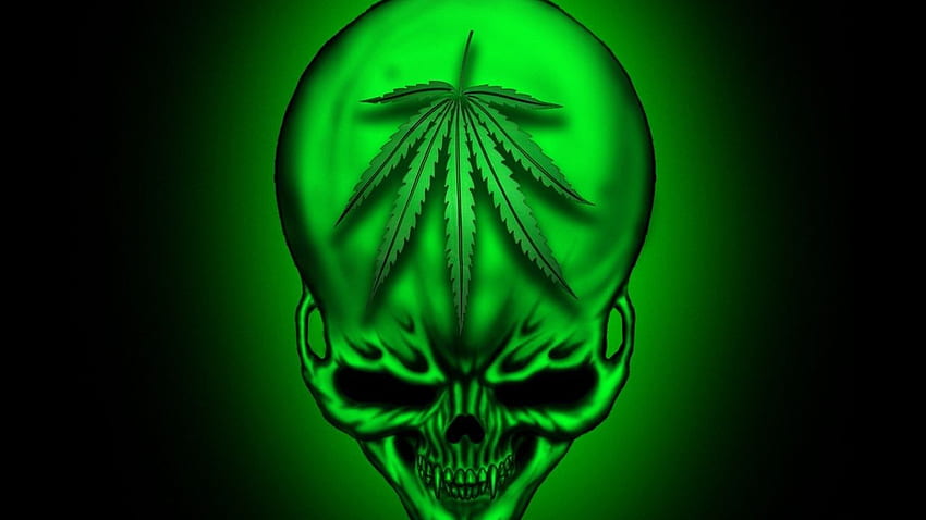 Trippy Weed . Background. Cannabis, Psychedelic Skull HD wallpaper