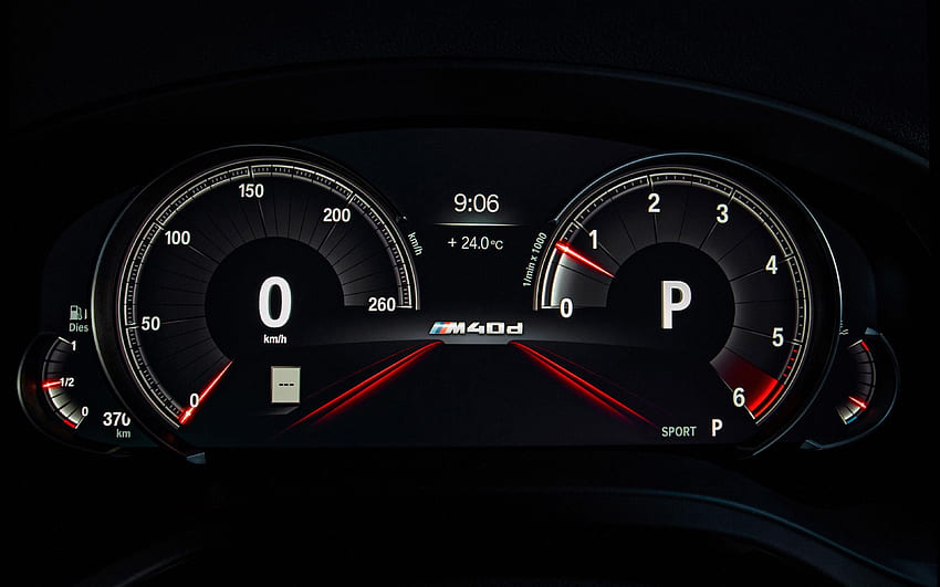 dashboard, BMW X4,, BMW Speedometer HD wallpaper