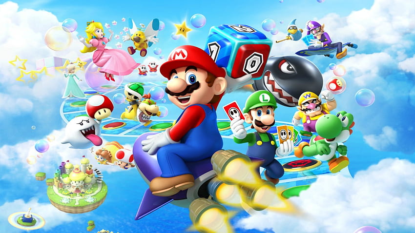 Super Mario Bros-Designs + Neu!, Nintendo Super Mario HD-Hintergrundbild