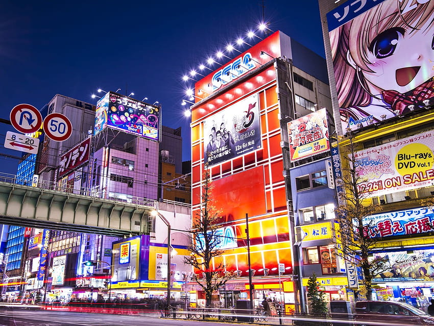 Tokyo's Akihabara district: from electronics to maid cafes, Akihabara Anime HD wallpaper