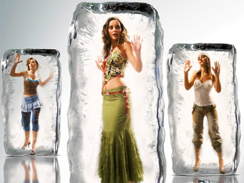 Femmes congelées, cool, femmes, congelées, glace Fond d'écran HD