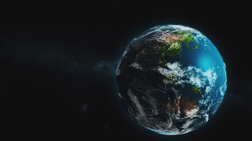 Paket Transisi Zoom Rotasi Bumi - Stok Grafik Gerak, Memutar Bumi Wallpaper HD