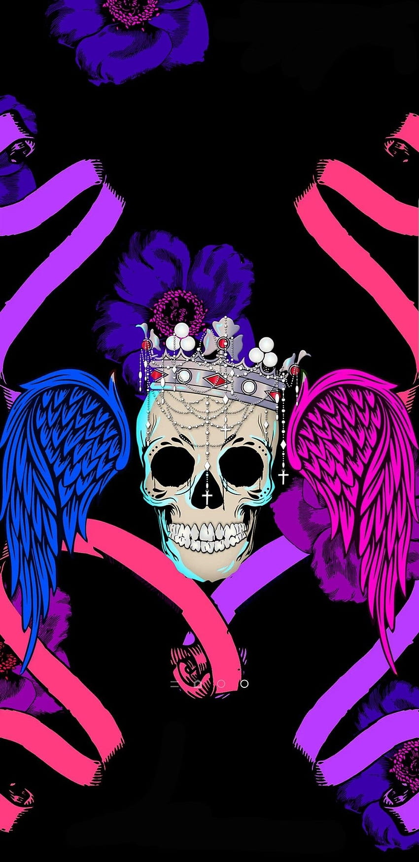 Diane King on Girly skulls. Skull art, Skull artwork, Queen Skull HD phone wallpaper