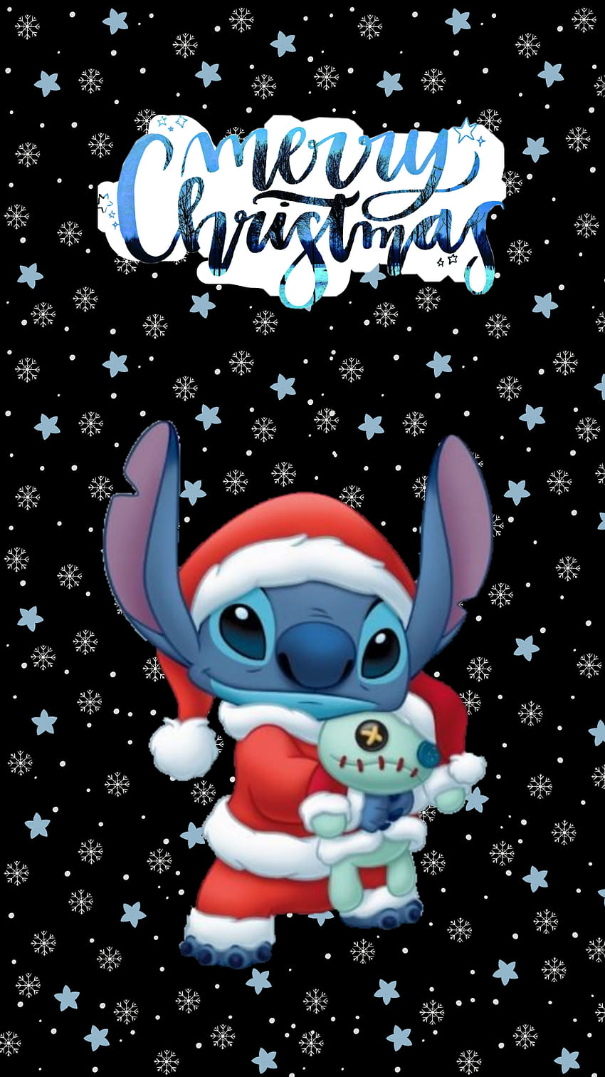 Christmas Stitch disney snow 2021 cute HD phone wallpaper  Pxfuel