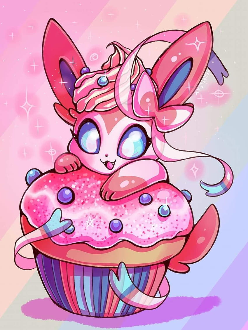 Shiny Sylveon, Extremely Cute HD phone wallpaper