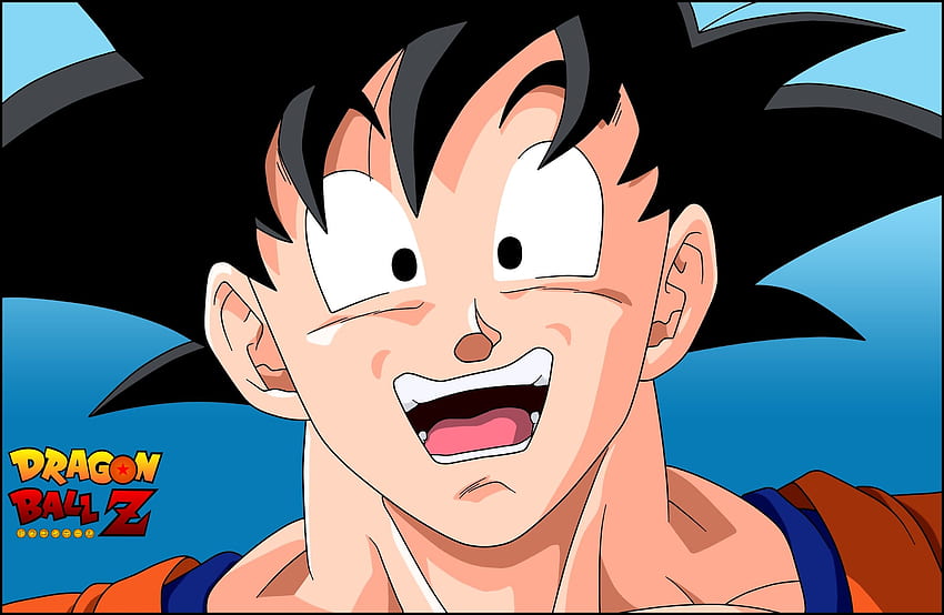 Dragon Ball Z Sorriso de Goku, rosto de Goku papel de parede HD