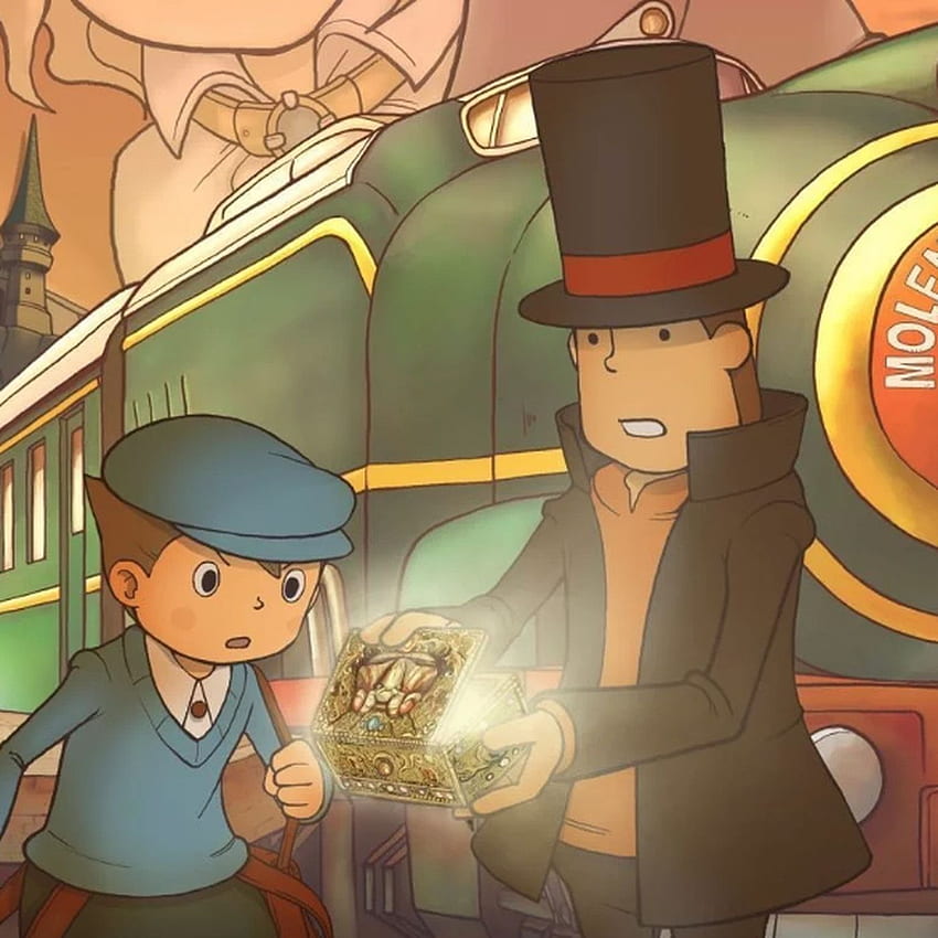 Professor Layton and the Diabolical Box now on mobile in HD phone wallpaper