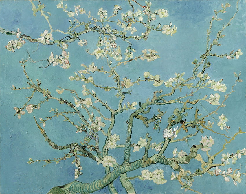 Beste Sammlung von Mandelblüten Vincent Van Gogh Wandkunst HD-Hintergrundbild