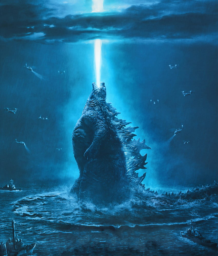 Godzilla: Rey de los monstruos, película, 2019 fondo de pantalla del teléfono