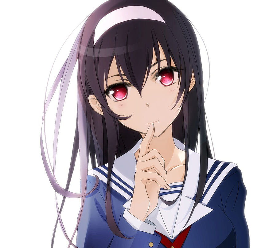 Saenai Heroine no Sodatekata, Kasumigaoka Utaha, School uniform, Long hair, Red eyes, Anime girls, Anime / and Mobile Background HD wallpaper