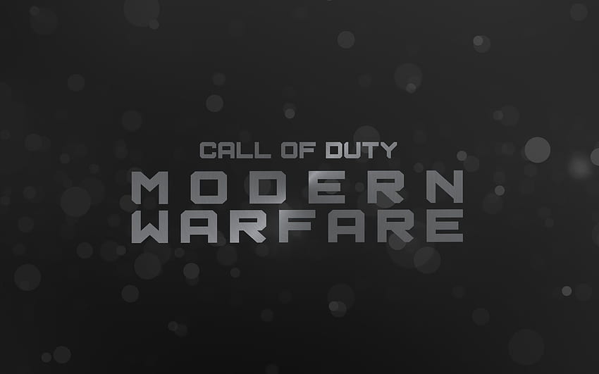 Video Game, Call of Duty, Modern Warfare, MW4, Call of Duty Minimalist HD wallpaper
