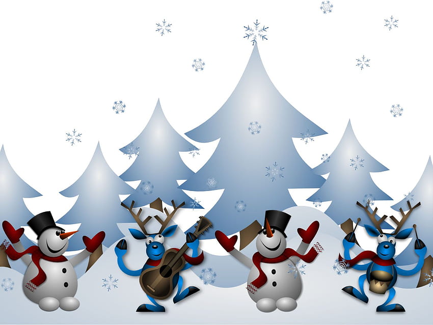 Enjoy with Snowman Background for Powerpoint Templates - PPT, Snowman Nativity HD wallpaper
