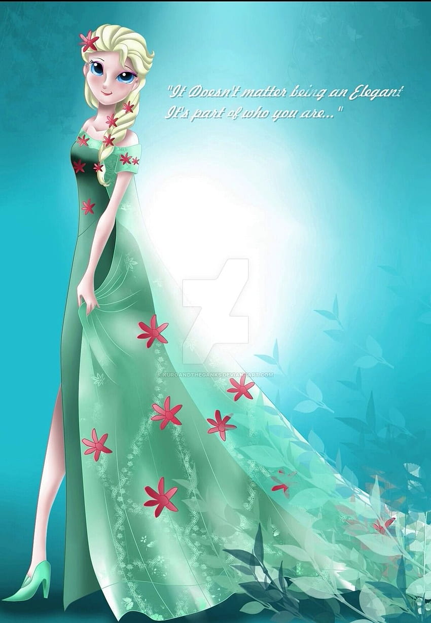 Elsa from Frozen Fever HD phone wallpaper