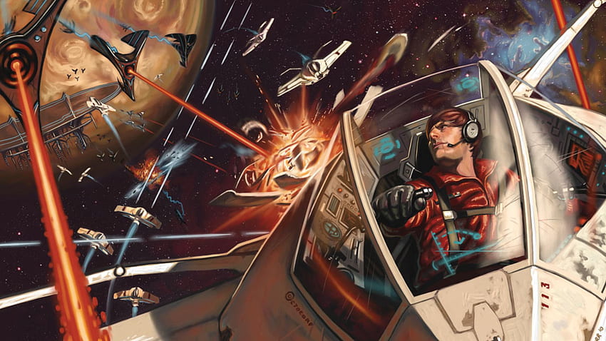 Battle, Retro Sci-Fi Art HD wallpaper