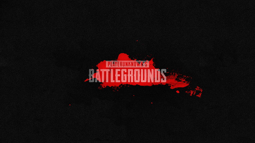 Rotes Logo von Player Unknown's Battlegrounds (PUBG) Pubg HD-Hintergrundbild