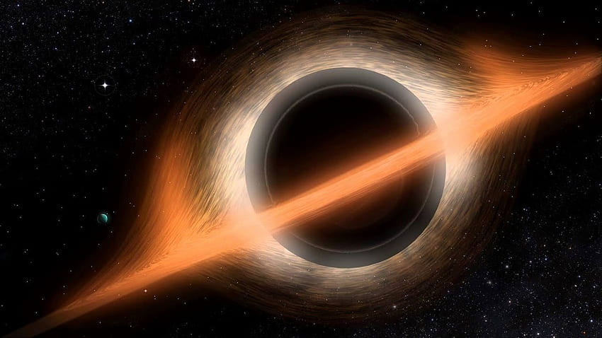 독특한 블랙홀 조합, 초고해상도 다크 HD 월페이퍼