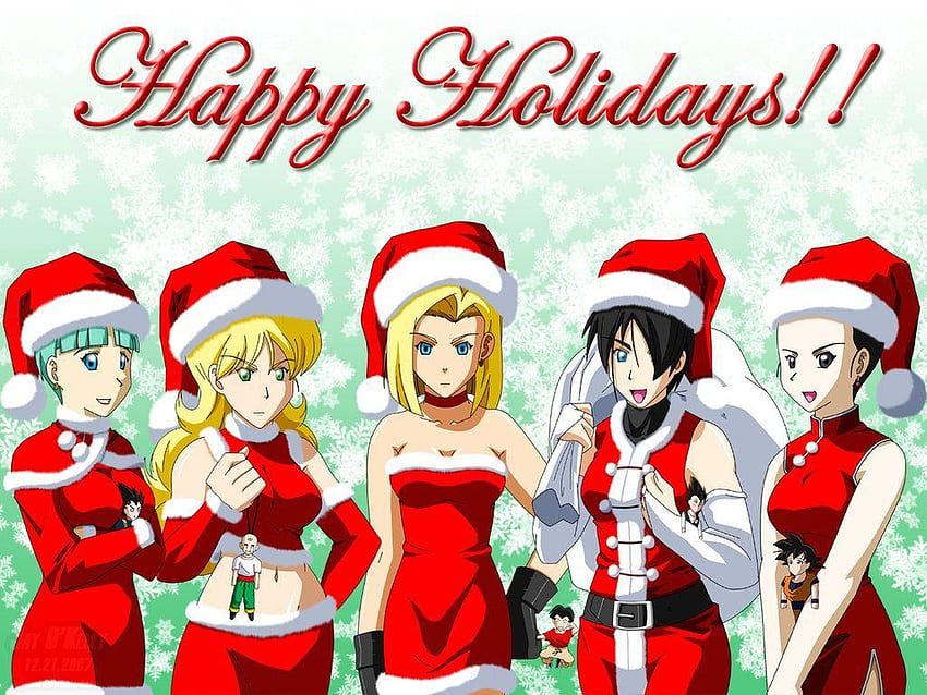Goku Christmas, Dragon Ball Z Christmas HD wallpaper