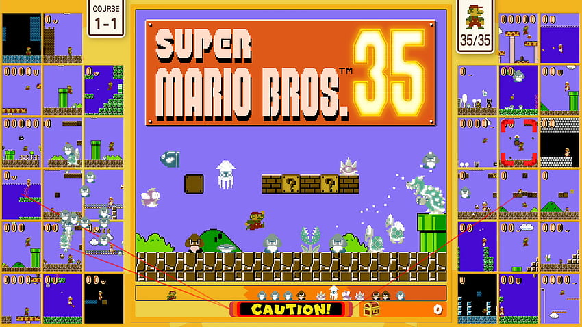 Super Mario Bros. 35' turns the classic platformer into a battle royale. Engadget HD wallpaper