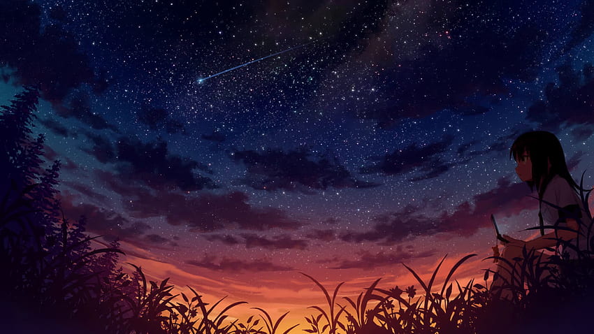 41 Night Stars Anime Wallpapers  WallpaperSafari