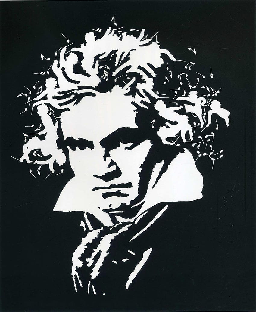 Beethoven - Fan Art de música clásica, Mozart fondo de pantalla del teléfono