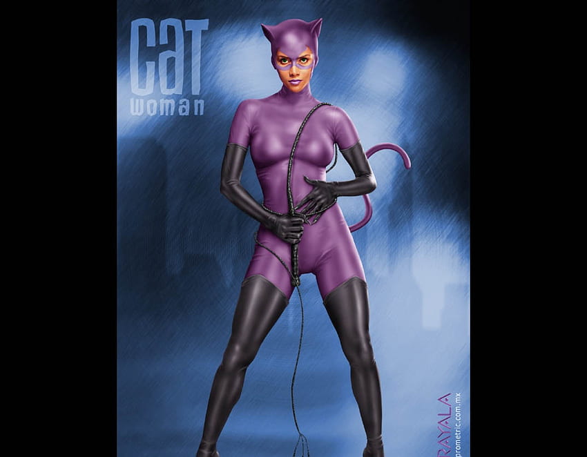 Hally Berry als Catwoman, Beere, Catwoman, Schauspielerin, hally HD-Hintergrundbild