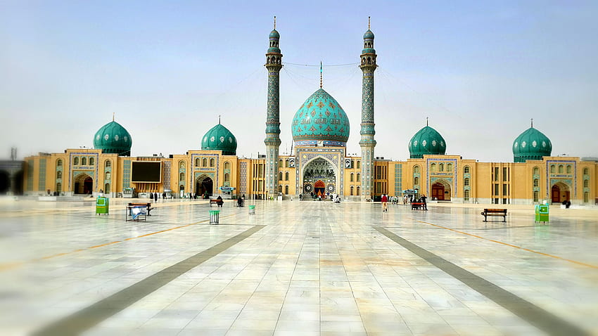 jamkaran, qom, iran. Masjid, meczet, Hazrat imam hussain Tapeta HD