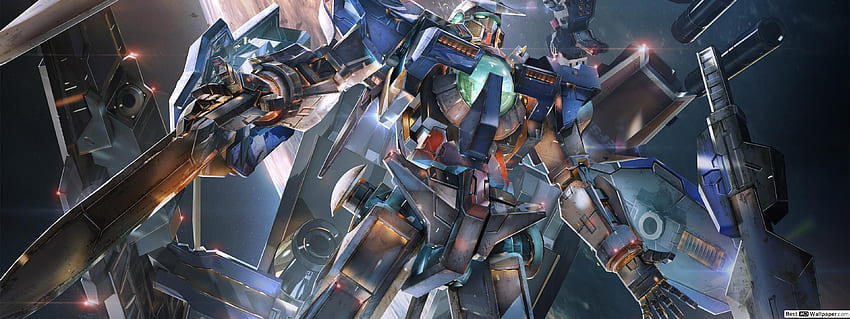 Серия Gundam VS, двоен монитор Gundam HD тапет