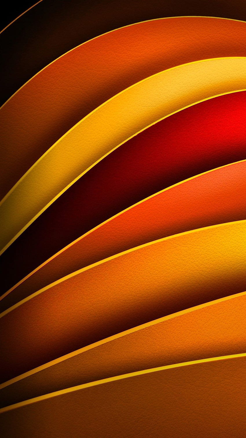 Abstrakcyjna Czerwień I Złoto. iPhone pomarańczowy, żółty, mobilny Tapeta na telefon HD