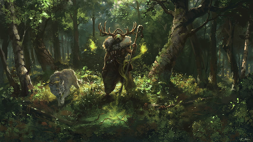 Elven Forest (Hutan Elven terbaik dan ) di Chat, Elven City Wallpaper HD