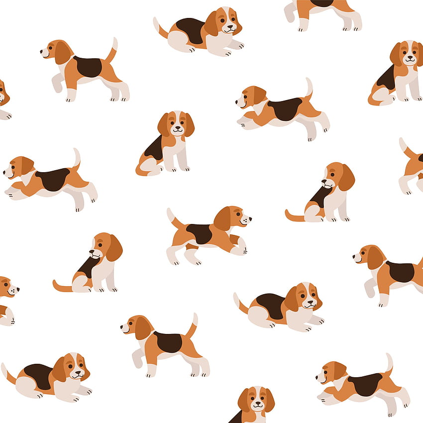 漫画幸せなビーグル。 Beagle art, Dog illustration, Beagle, Beagle Drawing HD電話の壁紙