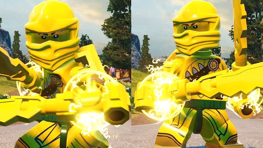 LEGO DC Super Villains - Custom GOLD NINJA from Ninjago, LEGO Ninjago Golden Ninja HD wallpaper