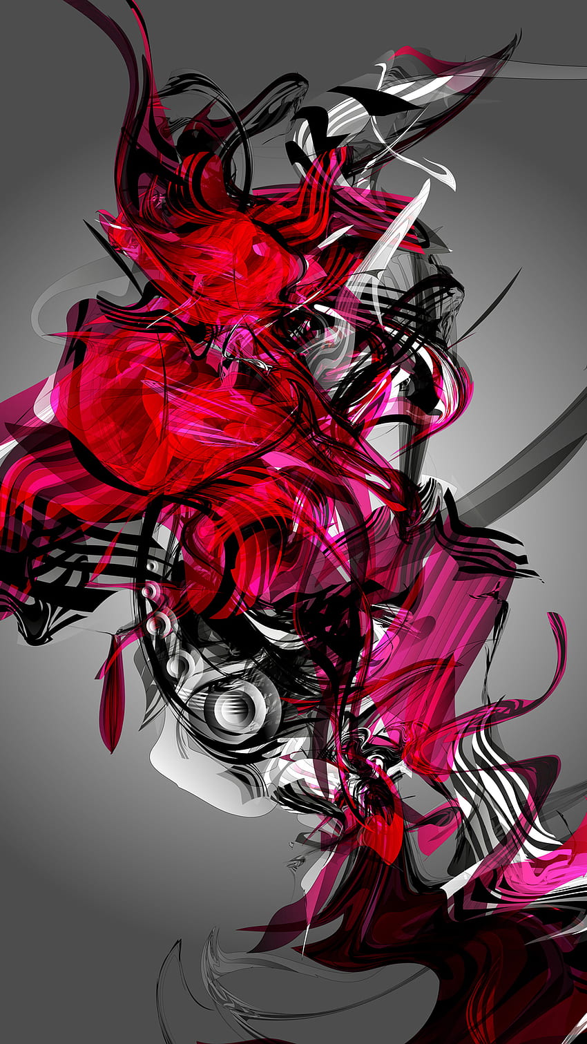 Abstract Water Rose Android, Red Abstract Android HD phone wallpaper