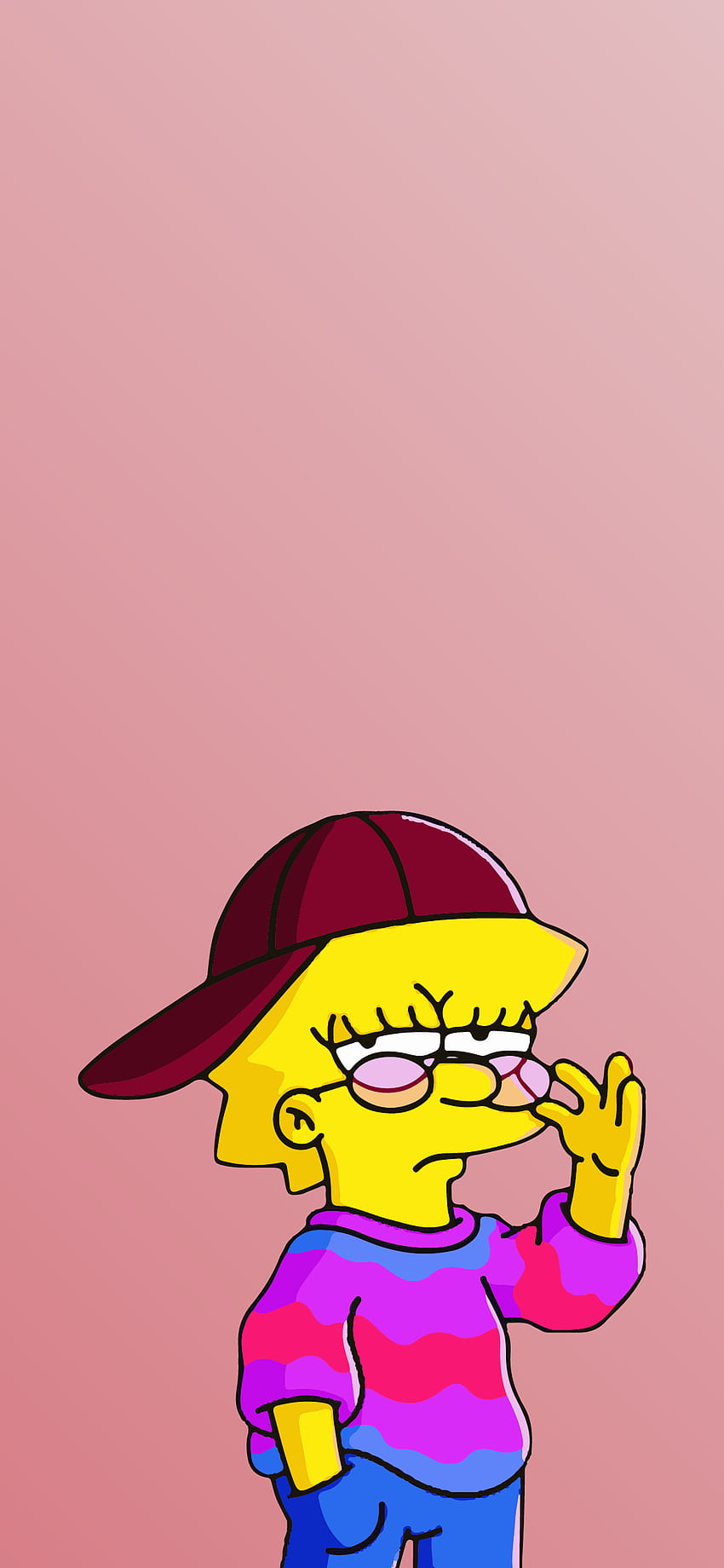 Estetyczne postacie z kreskówek – Lisa Simpson. ize. Nastrój, Simpson iPhone, Cartoon iPhone, Cool Lisa Simpson Tapeta na telefon HD
