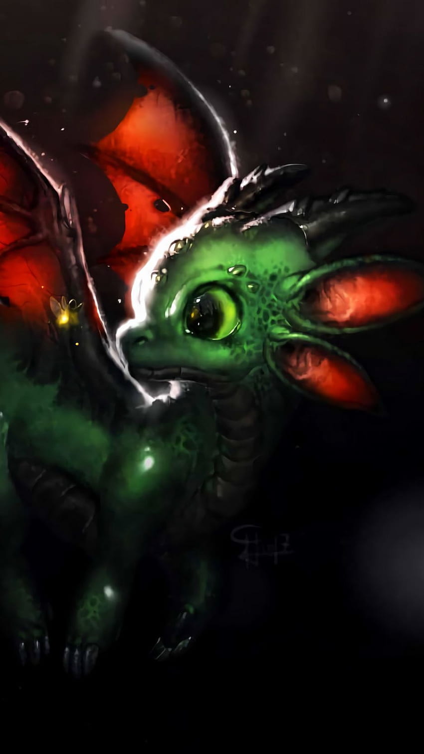 Dragon, Creature, Cute, Art, Fiction - Cute Dragon iPhone - -, Sad Dragon HD phone wallpaper