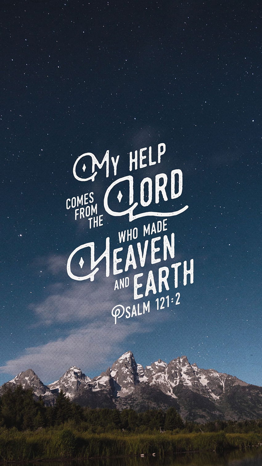Glückliche Wege – Psalm 121:2. Schrift, Bibelvers iphone, Bibelworte HD-Handy-Hintergrundbild