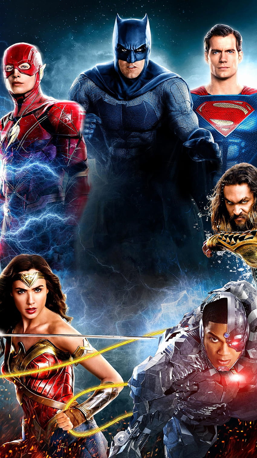 Justice League Movie Lovely Justice League Movie Poster Superman Tutti i supereroi per telefono e questo mese - A sinistra dell'Hudson Sfondo del telefono HD