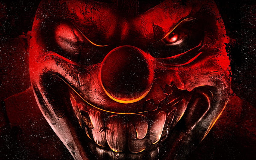 Killer Clown, Evil Clown Skull HD wallpaper
