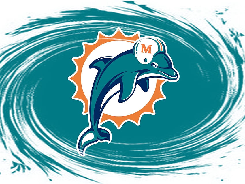 Dolphins de Miami / Nfl, Logo des Dolphins de Miami Fond d'écran HD