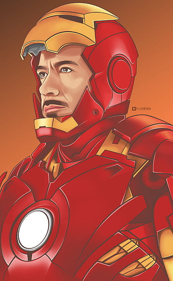 Iron man, made by an 11 year old : r/drawing
