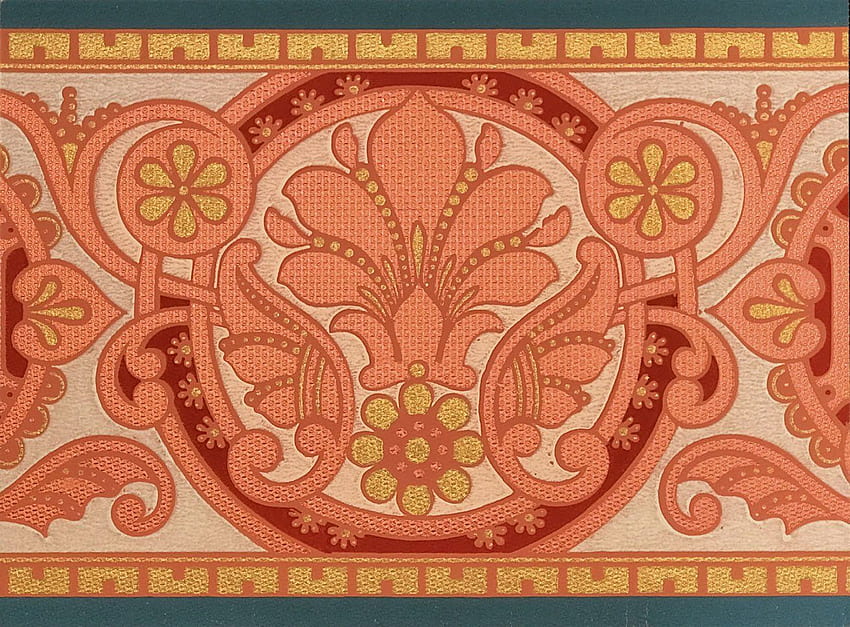 Aesthetic Foliate Border Antique Wall Art - Bolling & Company, Peach Aesthetic HD wallpaper