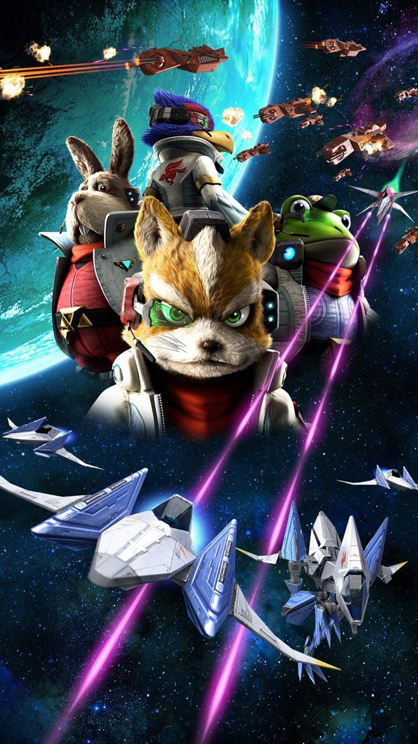 Nintendo's LINE account releases two Star Fox mobile . Star fox, Fox mccloud, Star fox 64 HD phone wallpaper