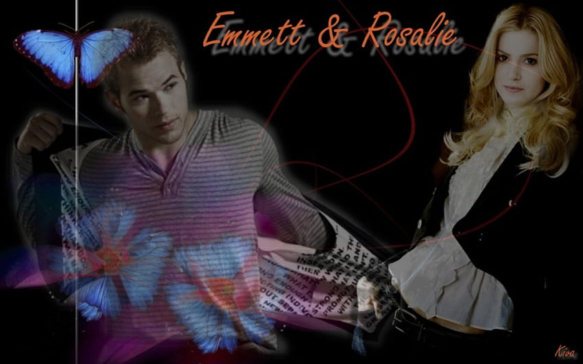 Crépuscule - Rosalie et Emmett, cullen, emmett, crépuscule, rosalie Fond d'écran HD