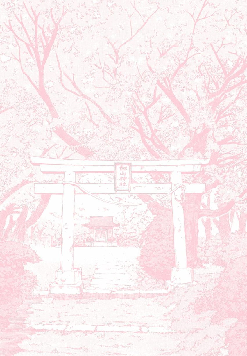 aesthetic soft pink anime｜TikTok Search