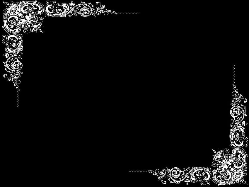 borda - fundo preto, design de fundo preto, fundo preto, página preta papel de parede HD
