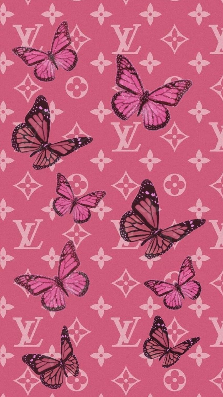 Pink Louis Vuitton Wallpaper  Pink wallpaper iphone, Picture