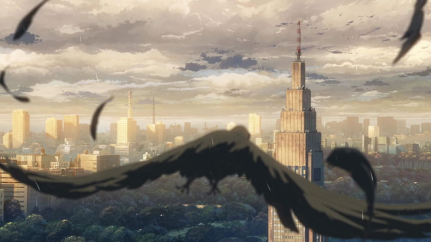 Makoto Shinkai, grafika, anime, Ogród słów, Makoto Shinkai Sceneria Tapeta HD