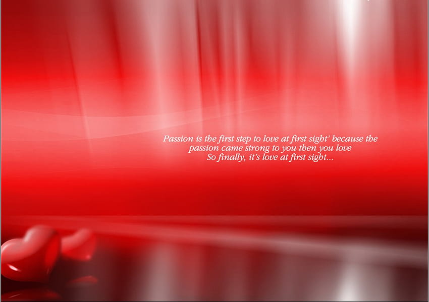 red, color, hearts, passion, declaration HD wallpaper